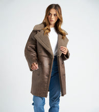 Load image into Gallery viewer, CHOCOLATE MID LENGTH BONDED COAT