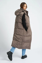Load image into Gallery viewer, MINK LONGLINE PUFFER GILET