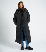 Load image into Gallery viewer, BLACK MAXI PUFFER COAT