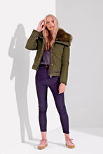 Load image into Gallery viewer, Miley Short Padded Jacket Khaki