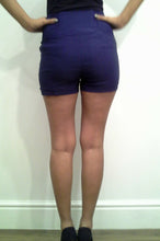 Load image into Gallery viewer, High Waist Zip Front Stretch Military Shorts
