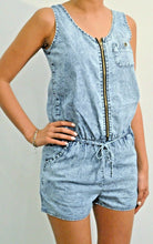 Load image into Gallery viewer, Denim Effect Play Suit