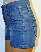 Load image into Gallery viewer, Denim High Waisted Hotpants