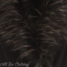 Load image into Gallery viewer, Faux Fur Collar Hip Length Coat
