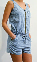 Load image into Gallery viewer, Denim Effect Play Suit
