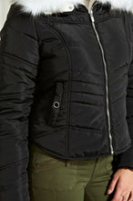 Load image into Gallery viewer, Fur Collar Jacket Available In Two Colours