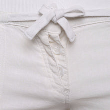 Load image into Gallery viewer, Wide Leg Linen Trousers White