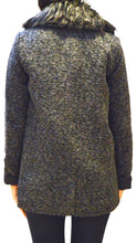 Load image into Gallery viewer, Boucle Boyfriend Style Coat Faux With Fur Detachable Collar