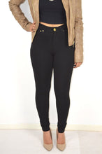 Load image into Gallery viewer, Stretch Black Jegging's