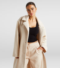 Load image into Gallery viewer, FAUX WOOL COAT
