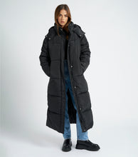 Load image into Gallery viewer, BLACK MAXI PUFFER COAT
