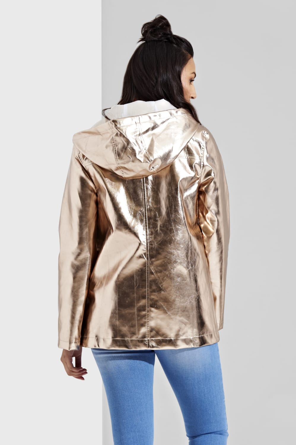 Rose gold hotsell rain jacket