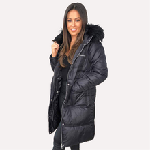 Load image into Gallery viewer, Jonsson Hooded Black Parka Jacket
