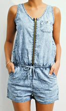 Load image into Gallery viewer, Denim Effect Play Suit
