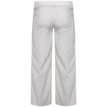 Load image into Gallery viewer, Wide Leg Linen Trousers White
