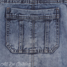 Load image into Gallery viewer, Emily Denim Stone Wash Shorts Dungarees
